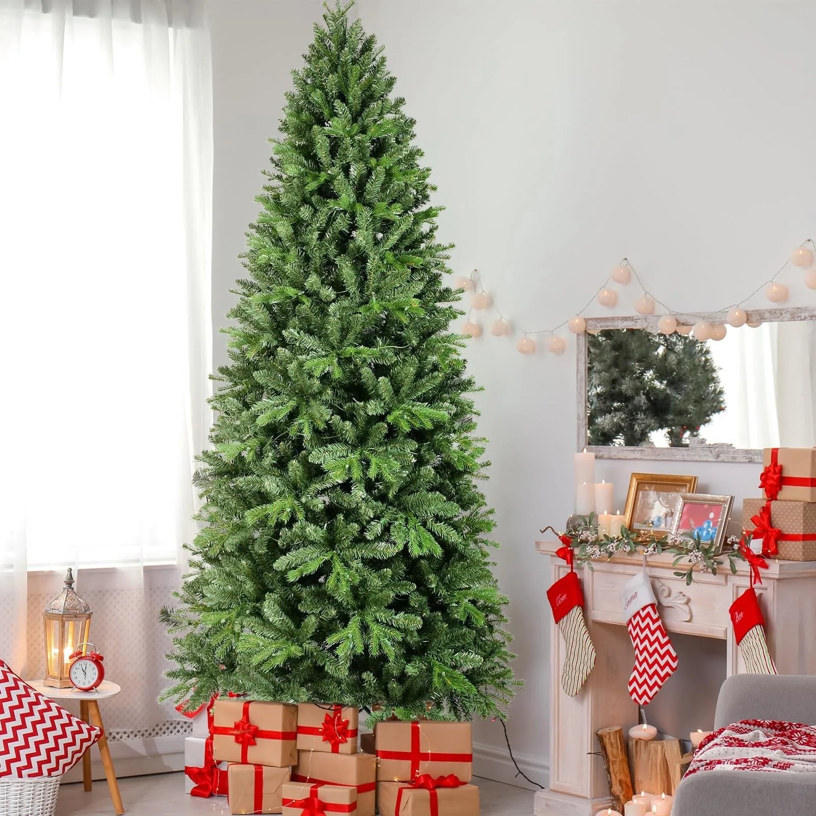 Christmas Tree Artificial - Artificial Realistic Christmas Tree Green Spruce
