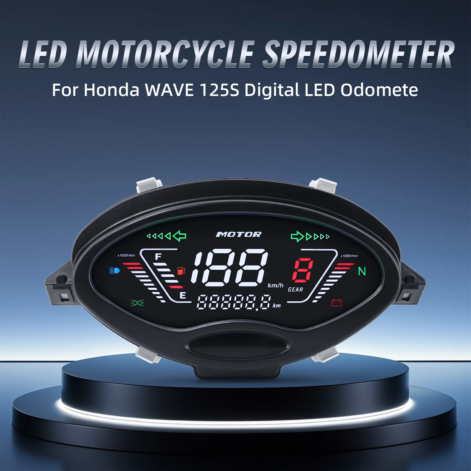 Digital Motorcycle Instrument Speedometer For Honda Charisma 125 X & D Wave125S innovation 125 NOVA 125 DIGITAL METER RPM Meter