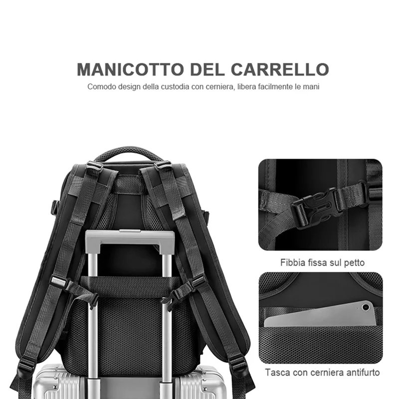 

AED4-Travel Backpack Travel Laptop Backpack Airline-Approved Travel Backpack, Waterproof Laptop Bag
