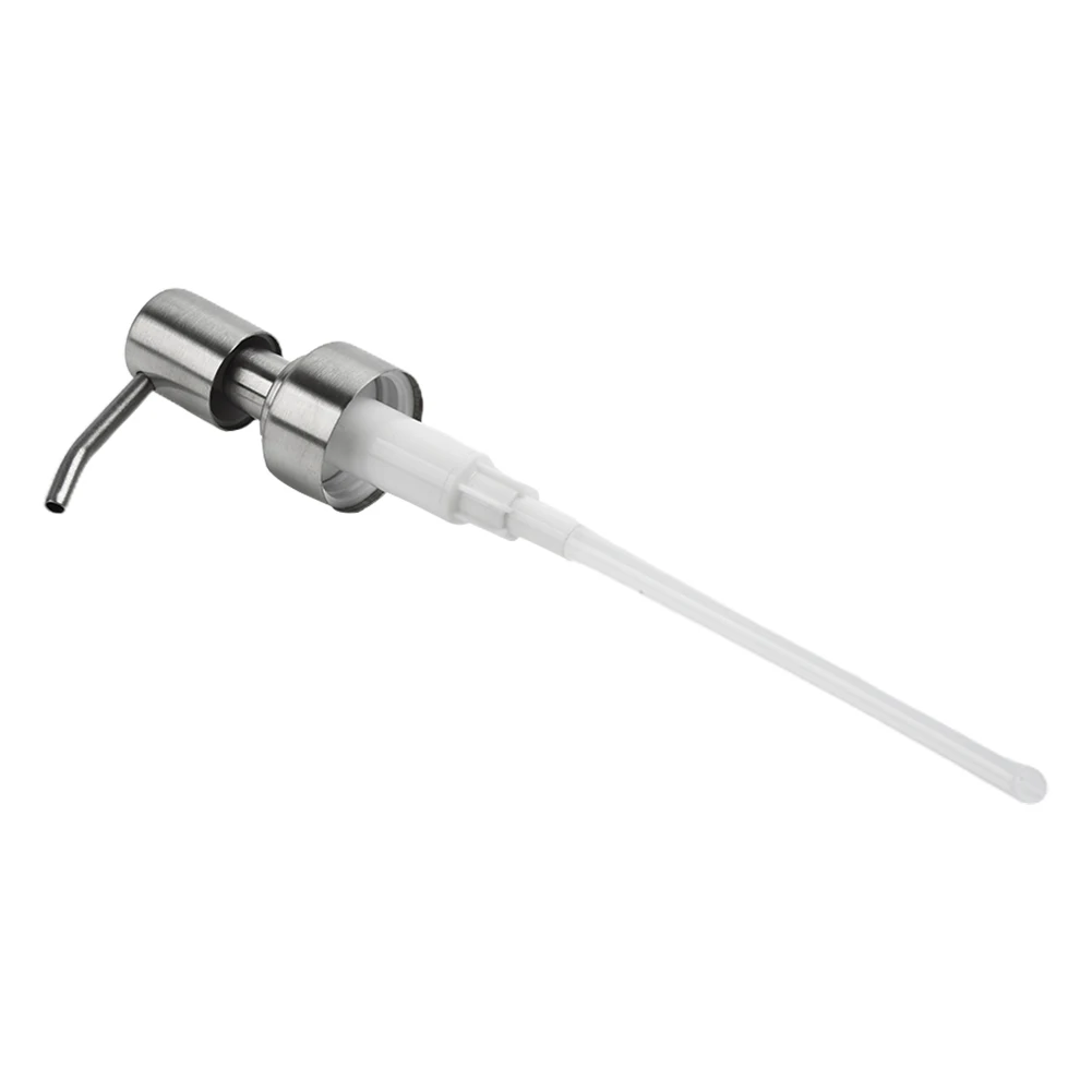 Boquillas de cabezal de bomba de acero inoxidable, bomba de jabón líquido para cocina, dispensador de baño, accesorios de repuesto