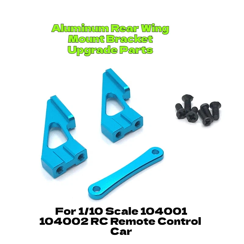 

WLtoys Aluminum Rear Wing Mount Bracket Upgrade Parts For 1/10 Scale 104001 104002 RC Remote Control Car Modification Accessory