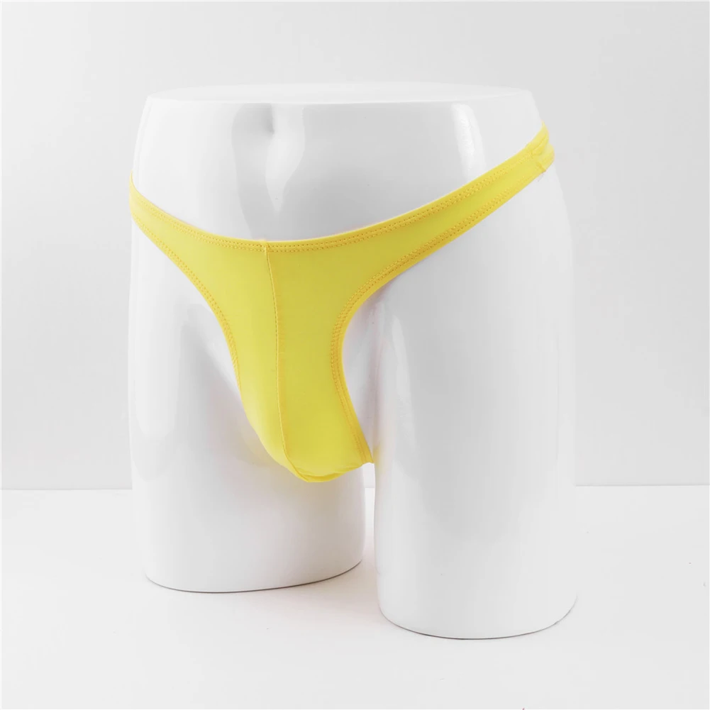 

Comfy Mens Thin Thongs See Through Underwear Bikini Swimwear Brief Male G-string Underpants Short Мужские Стринги