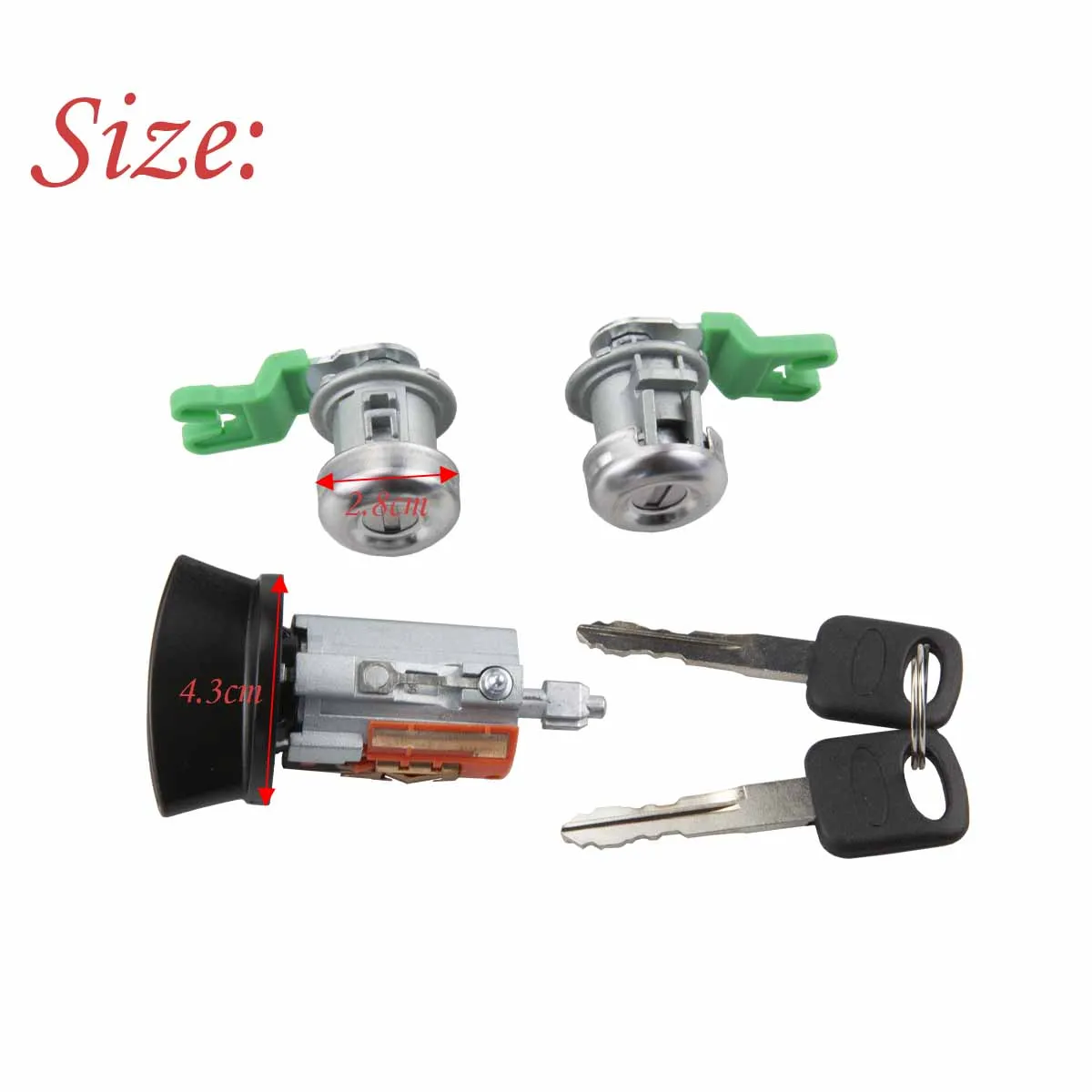 Door Lock Cylinders Set & Ignition Switch with Keys For Ford F150 Car Interior Accessories