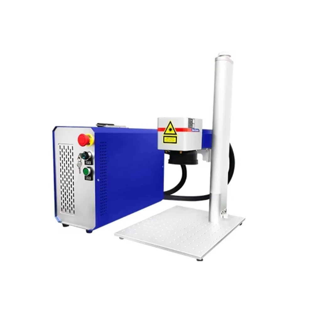 High Precision Portable 3D 2.5D Dog Collar Tag Fiber Engraving Machine for Metal  Aluminum Date Plate Wood Pencil Marking