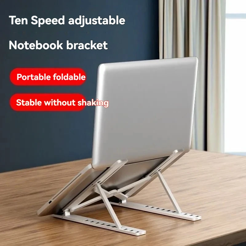 Foldable Laptop Stand Cooling Notebook Bracket Adjustable Ergonomic Laptop Support Base Holder Laptop Tablet Accessories Stands image 2