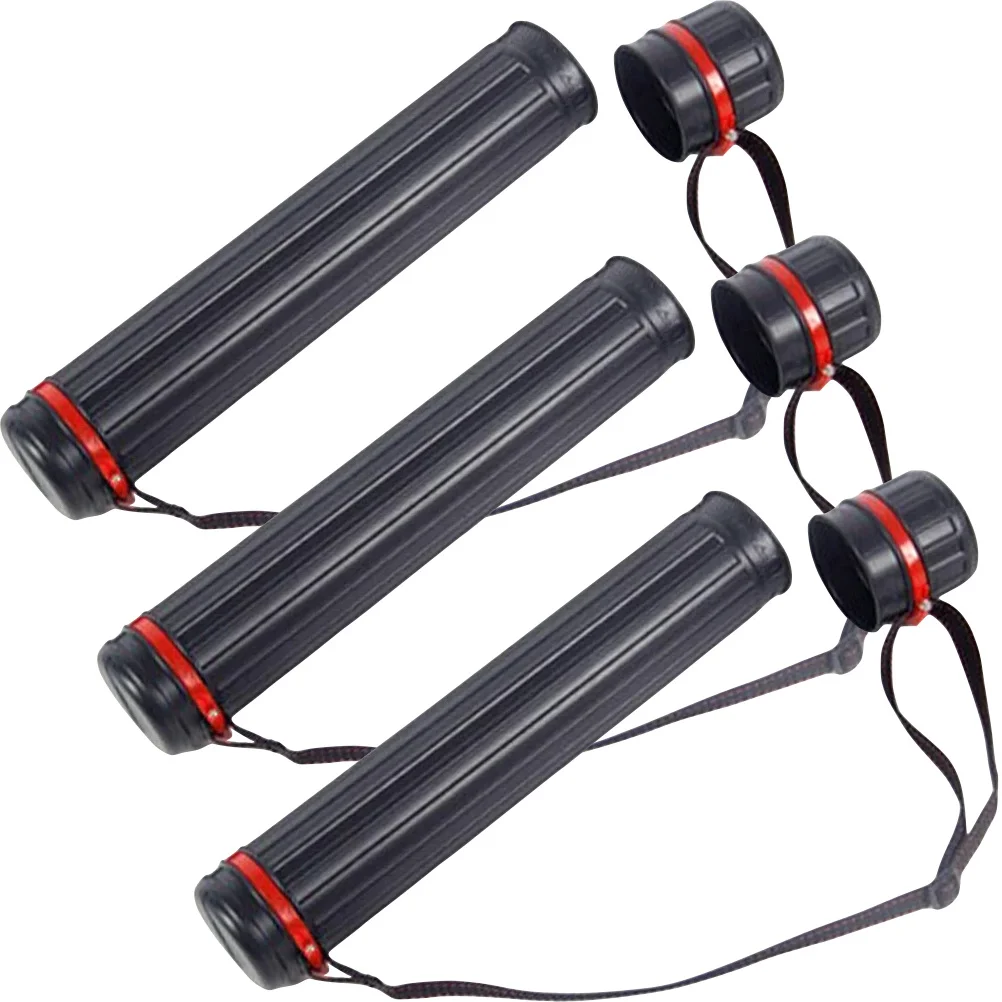 3Pcs Telescopic Poster Tube Expandable Art Storage Tube Portable Drawing Case for Plans Prints Mailing Sturdy Wear-Resistant