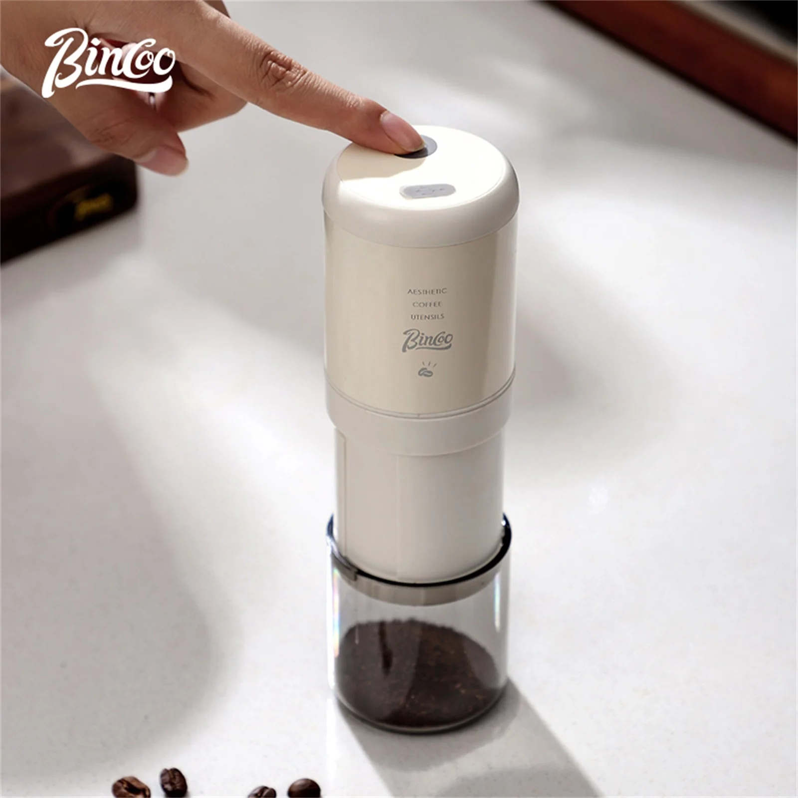 

Electric Coffee Grinder 800mAh Conical Coffee Burr Grinder Hand Adjustable Bean Grinding Machine Automatic Kaffe Bohnen Grinder