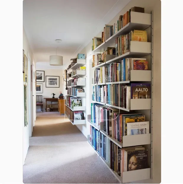 رف مسار الرياح للتعليق على الحائط، رف كتب مفتوح للقراءة، رف تخزين قابل للإزالة