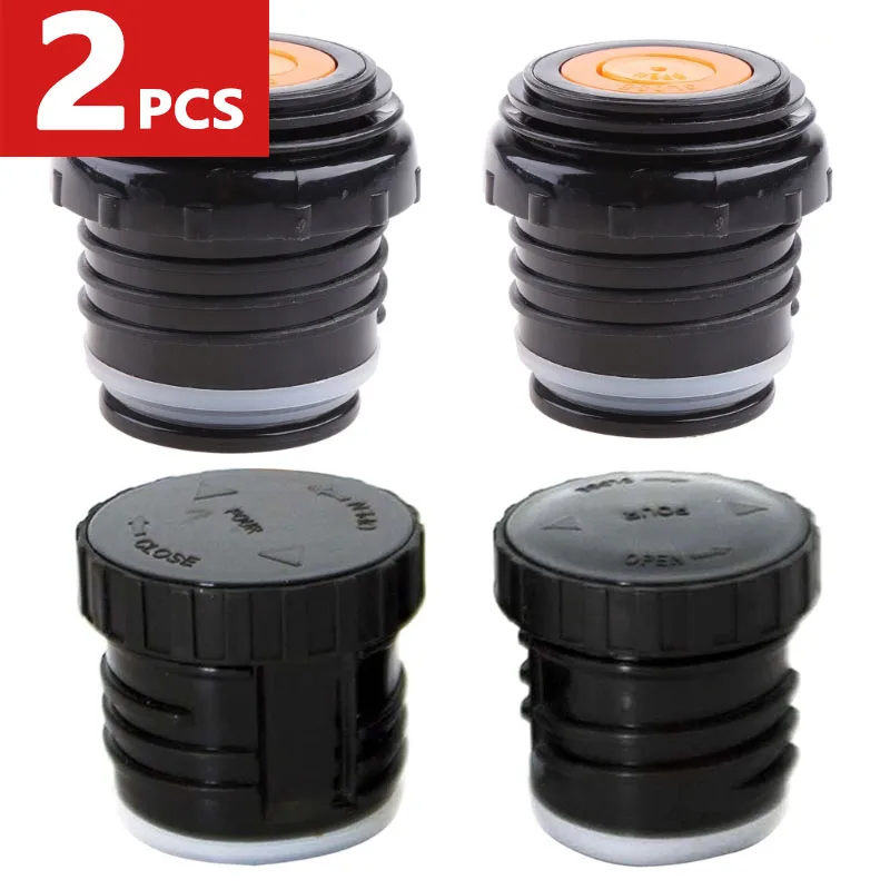 1/2Pcs Vacuum bottle cap thermos bottle stopper outdoor travel cup bottle cap for thermos cup outlet bottle cap