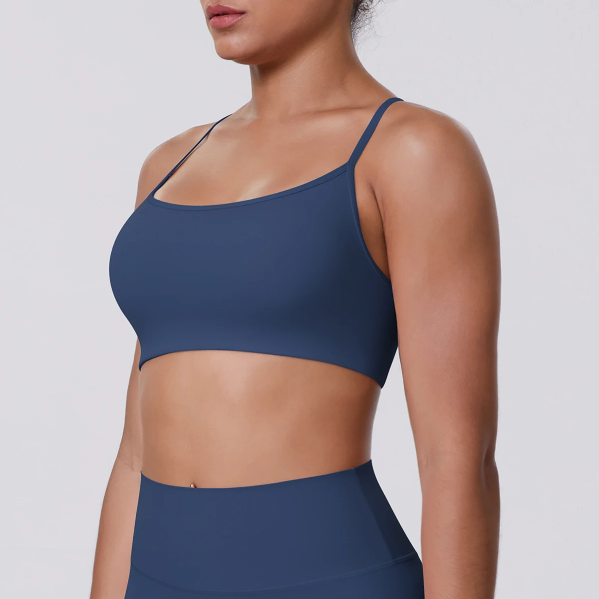 Sport-BH Nahtloses Yoga-Top Damen Fitness-Artikel Gym Active Wear Back Cross Workout Push-up Fitness Laufunterwäsche – Detail 23