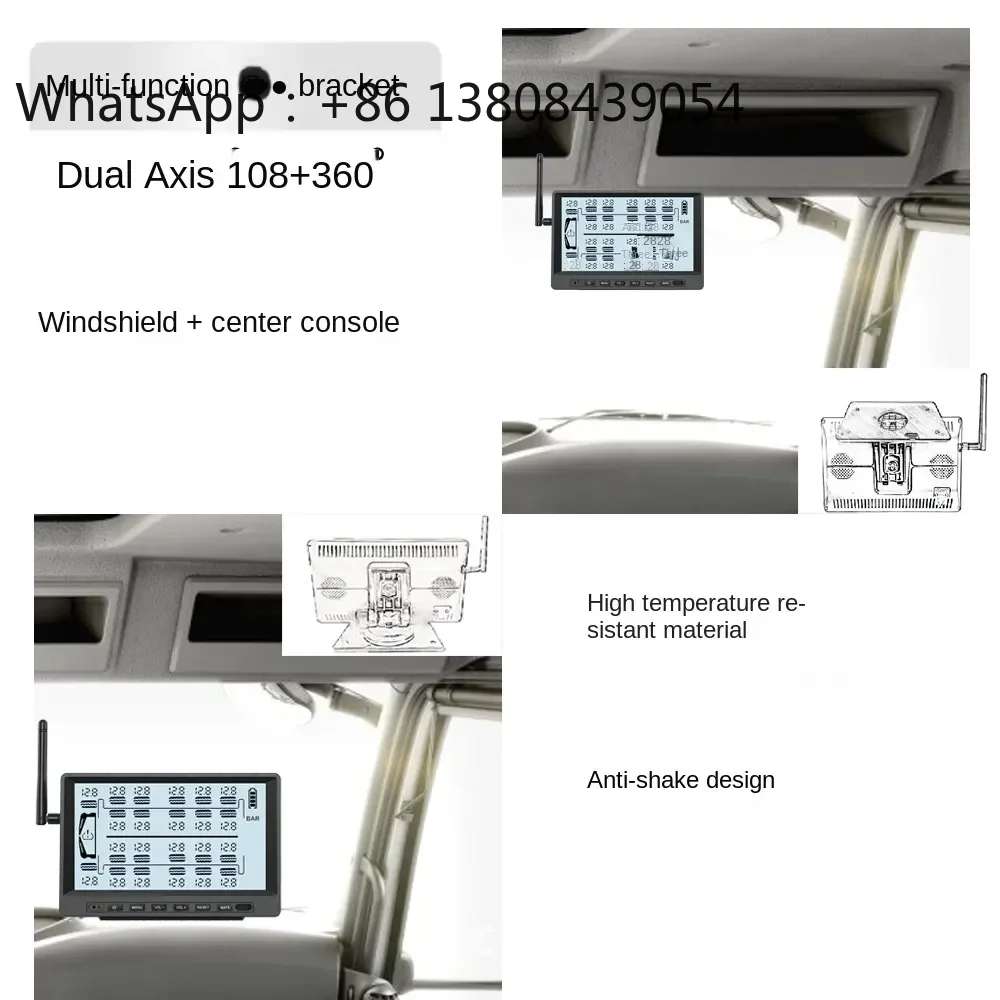 Driving Safety of 10 Wheeled Heavy Trucks Tymate Tire Pressure Monitoring System Tpms Sensor Temperature Sensor