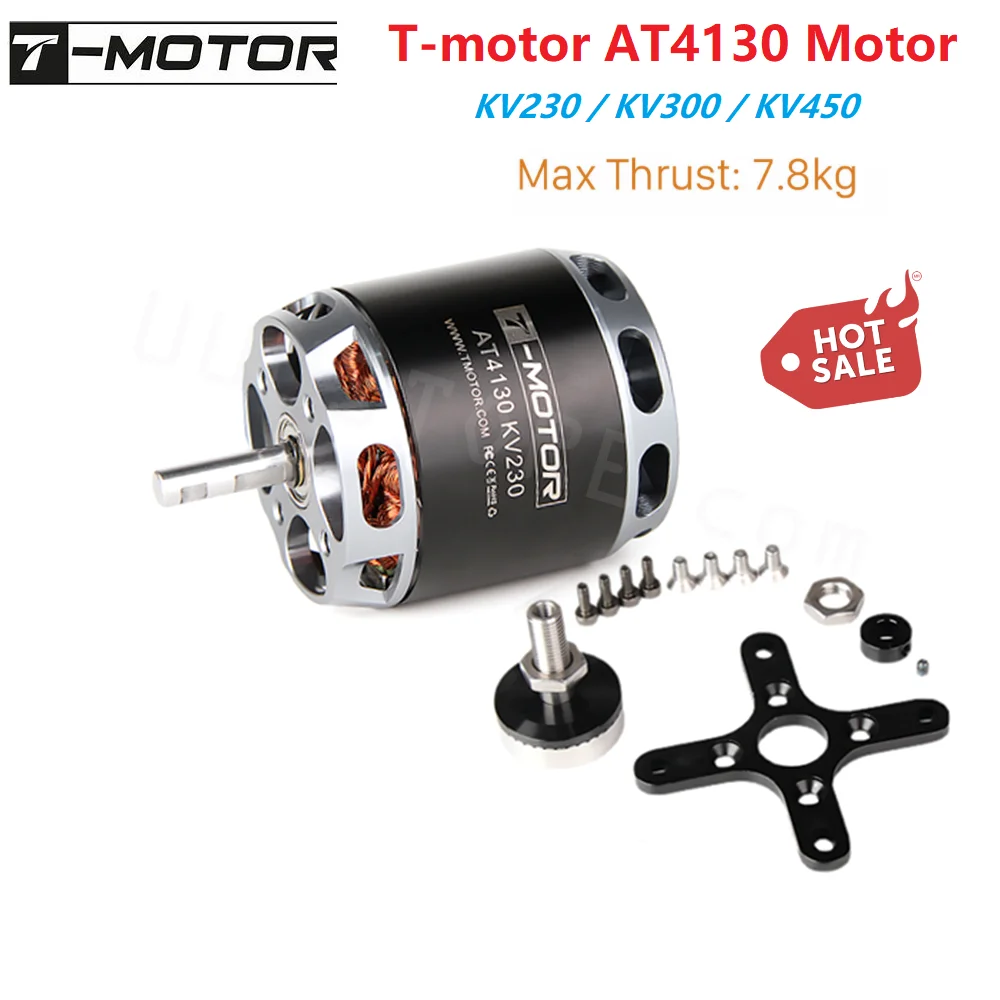 T-MOTOR Tmotor AT4130 KV230 KV300 KV450 bezszczotkowy silnik dostosowany dron UAV elektryczny silnik puszczania samolotów OEM lub ODM