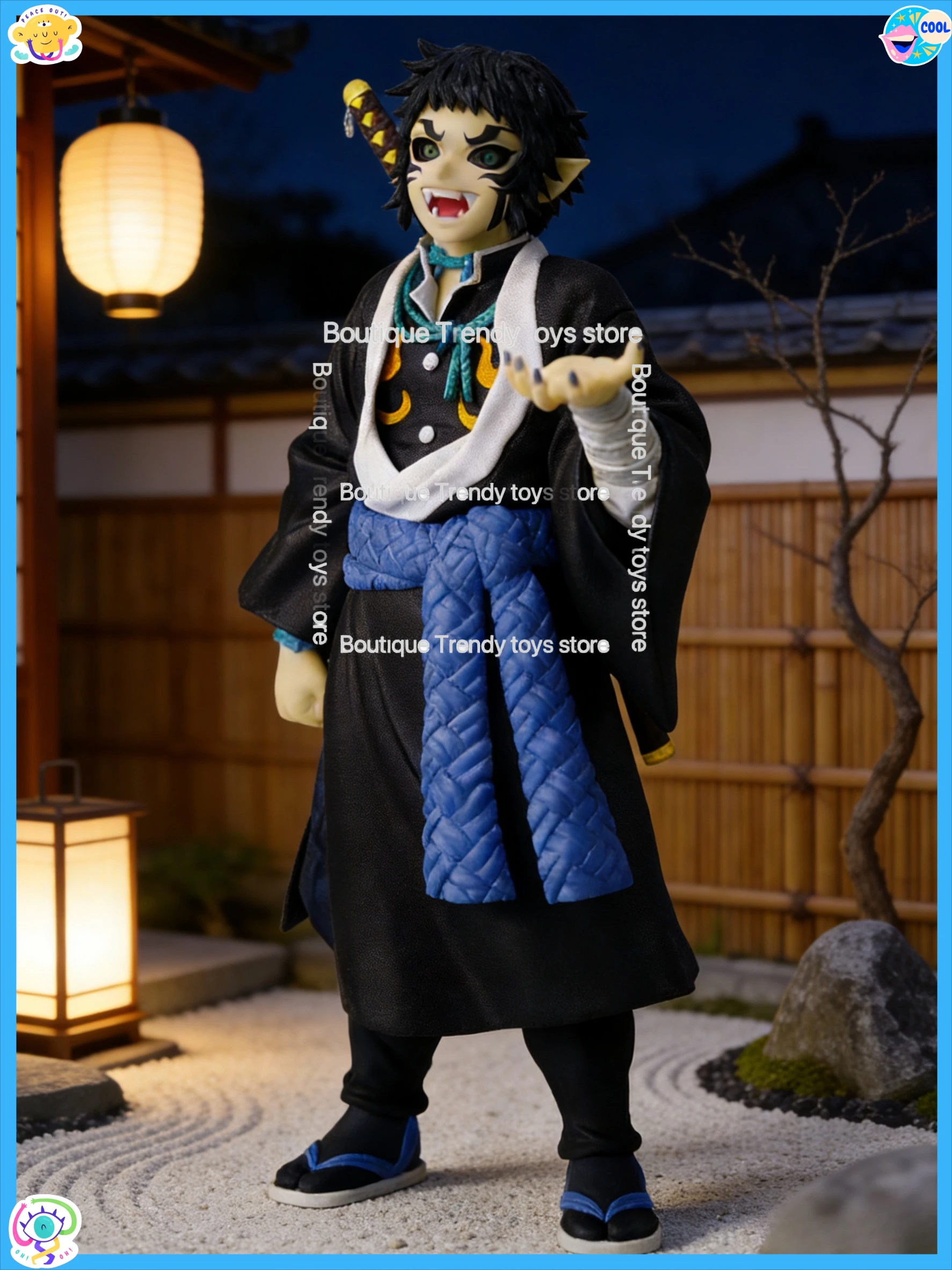 

Оригинальная коллекционная фигурка Bandai BANPRESTO из аниме «Истребитель демонов»: Кайгаку в костюме призрака, ПВХ, модель, игрушка, подарок