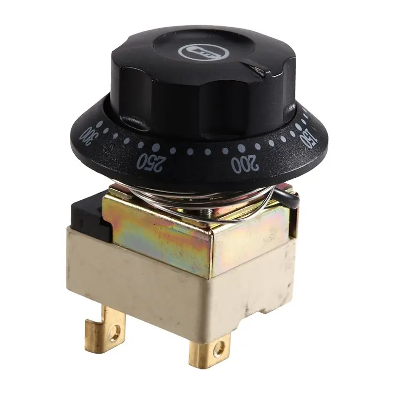 Hot Sale-Electric Oven Thermostat Switch 50-300 Celsius Rotary Switch Temperature Controller Switch