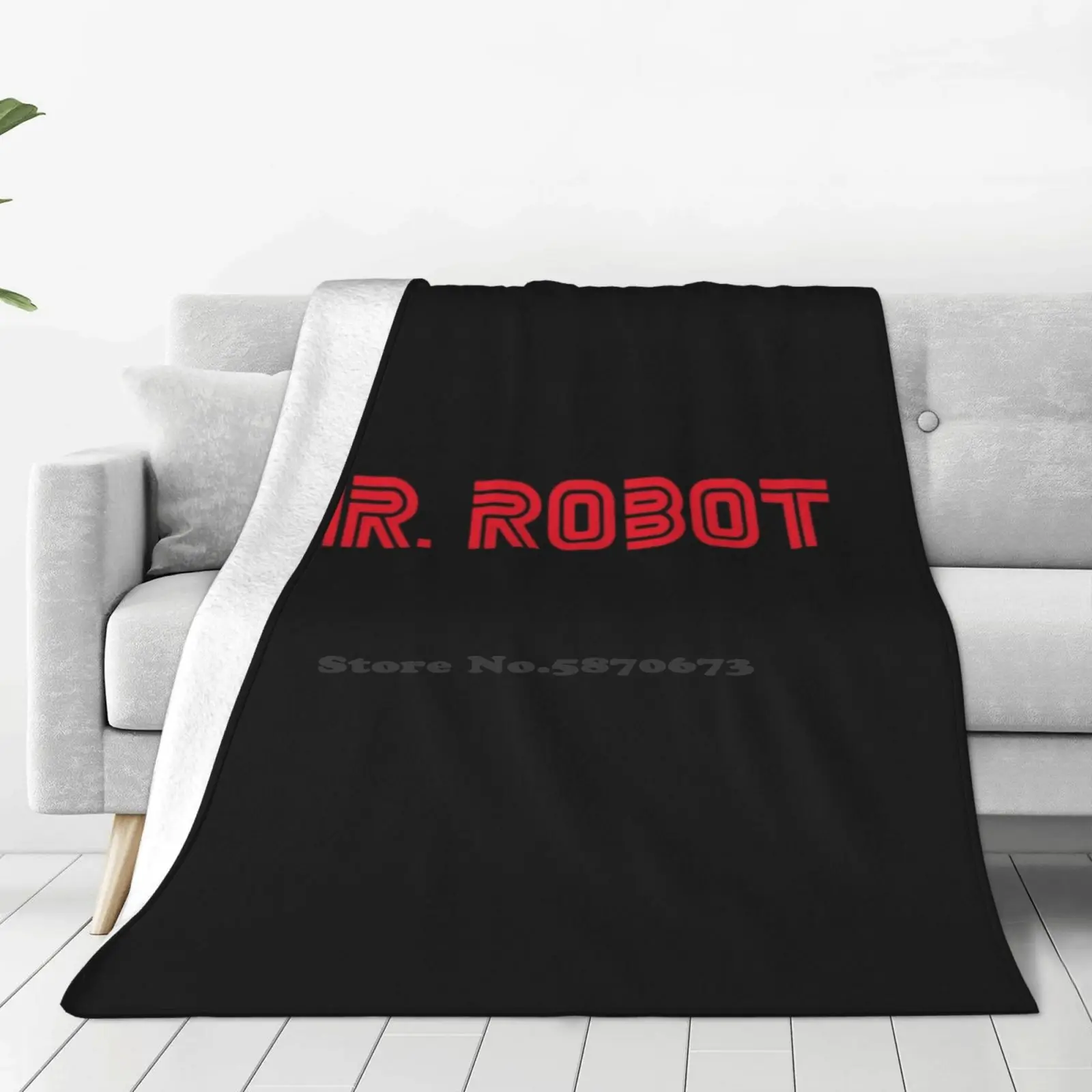 Mr Robot Creative Design Comfortable Warm Flannel Blanket Mr Robot Tv Series Famous Pop Hacker Fsociety Cool New Trend Dark