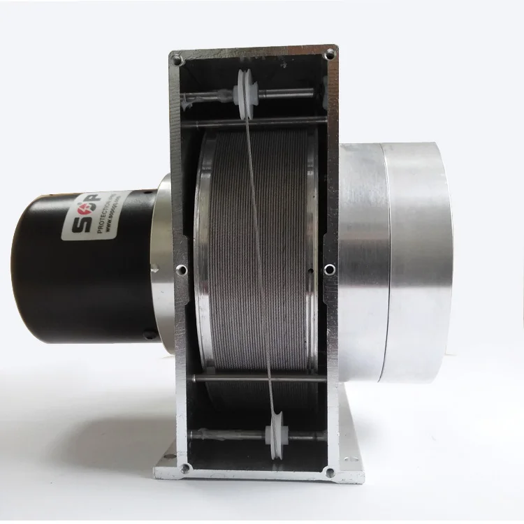 Sensor linier tarik kabel encoder absolut resolusi tinggi