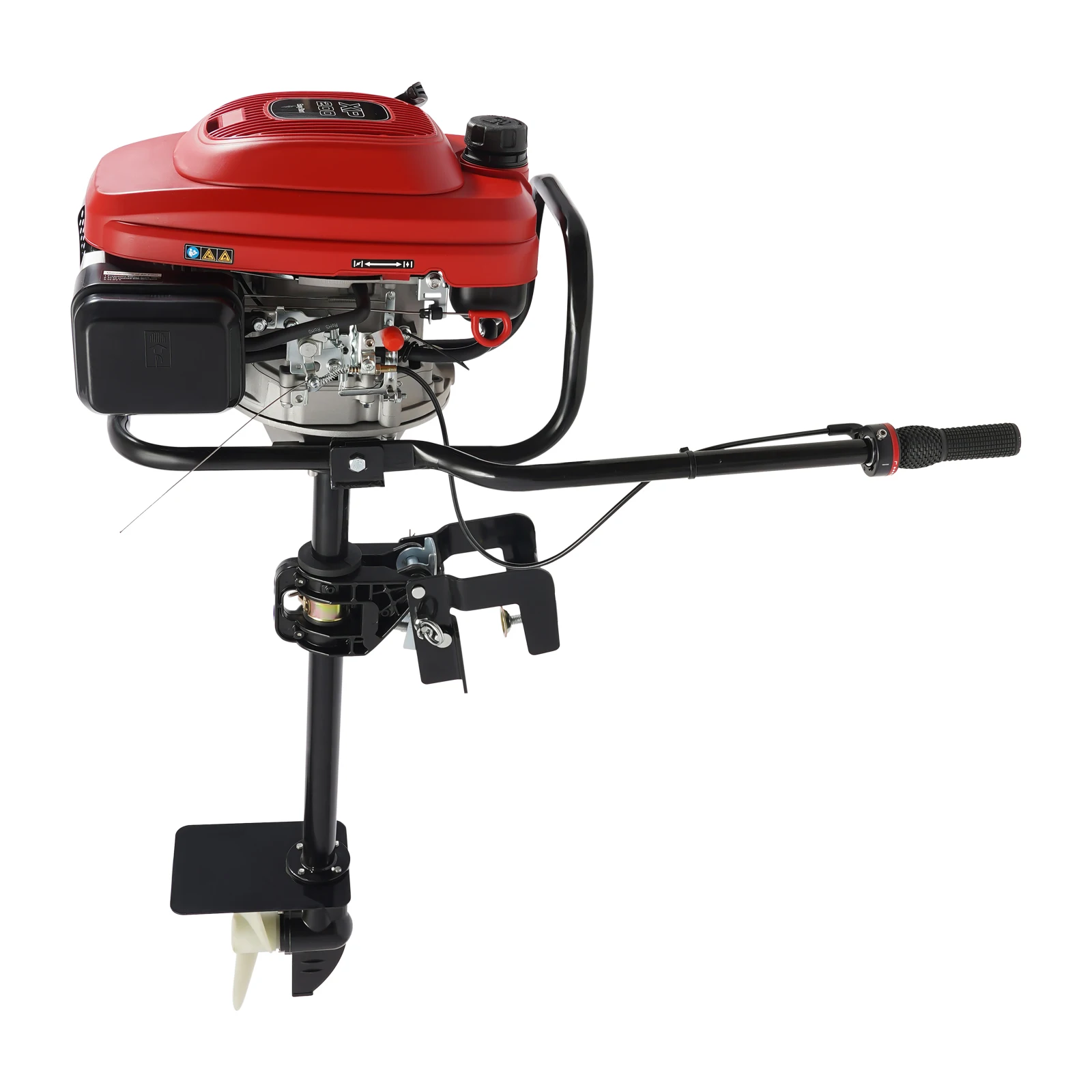 3.2KW 4 Stroke Outboard Motor Heavy Duty Boat Engine Air Cooling System