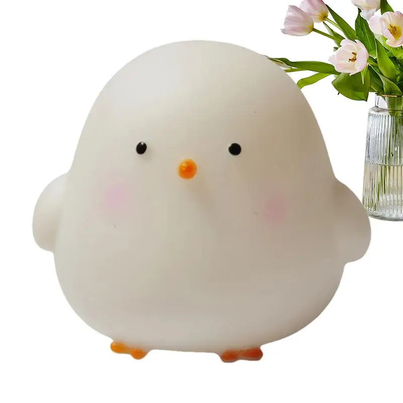 

Chicken Night Light Soft Light Night Lamp Cartoon Chicken Breastfeeding Novelty Lighting Indoor Cute Animal Statue For