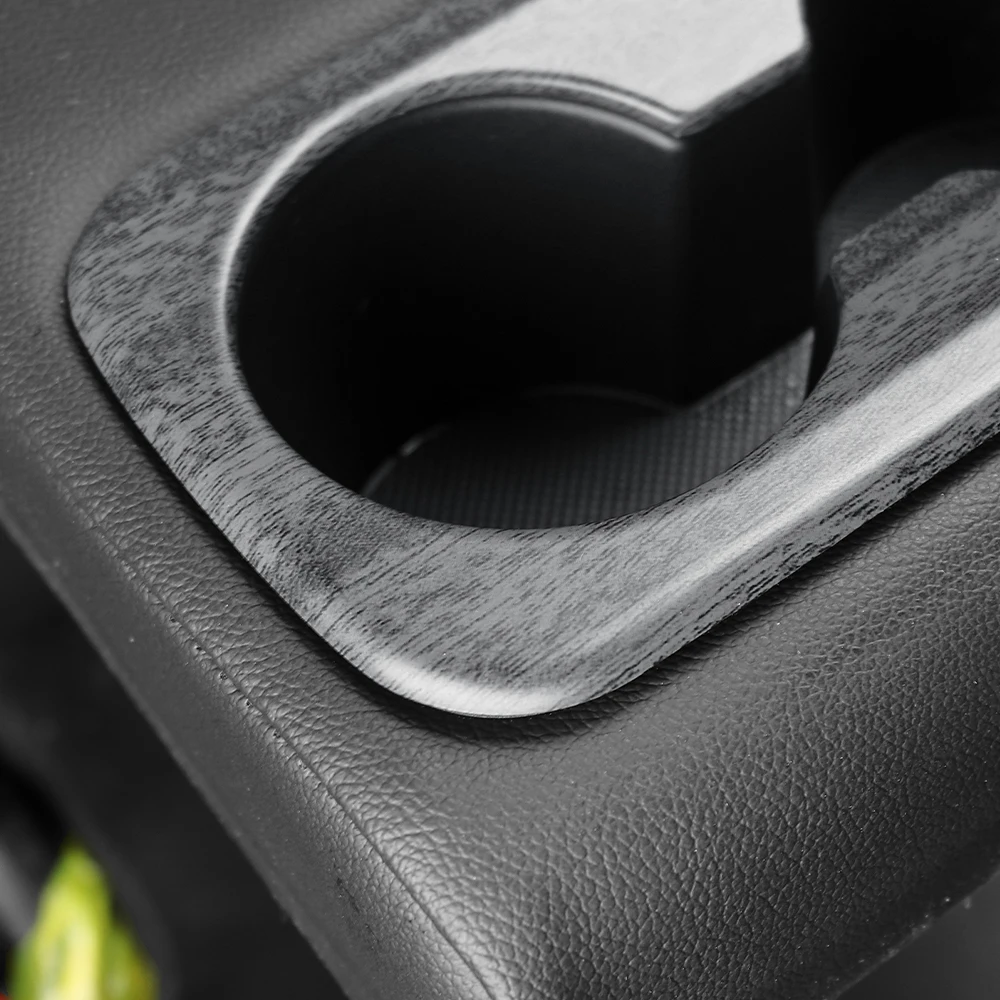 

For Kia Sportage 2015-2021 Tuning Supplies Carbon Fiber Rear Water Cup Cover Trim Car Interior Decor Accessories