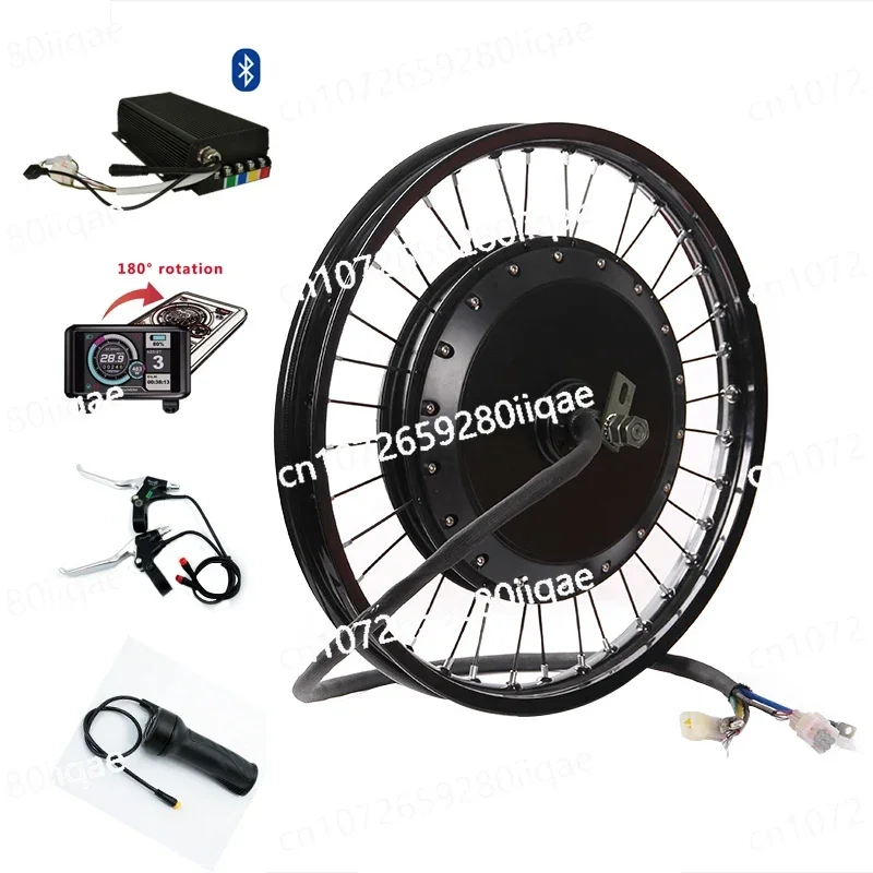 25CE Approved  Hub Motor 5000w 8000w Electric Bike Bicycle Conversion Kits with Ebike Lithium Battery