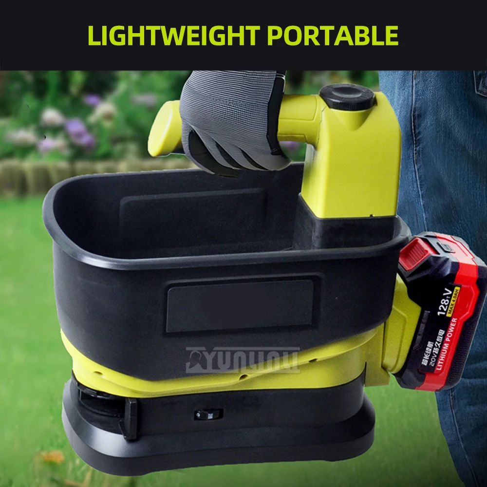 

Handheld Automatic Agricultural Planter Fertilizer Grass Seed Feeding machine Wireless Spreader