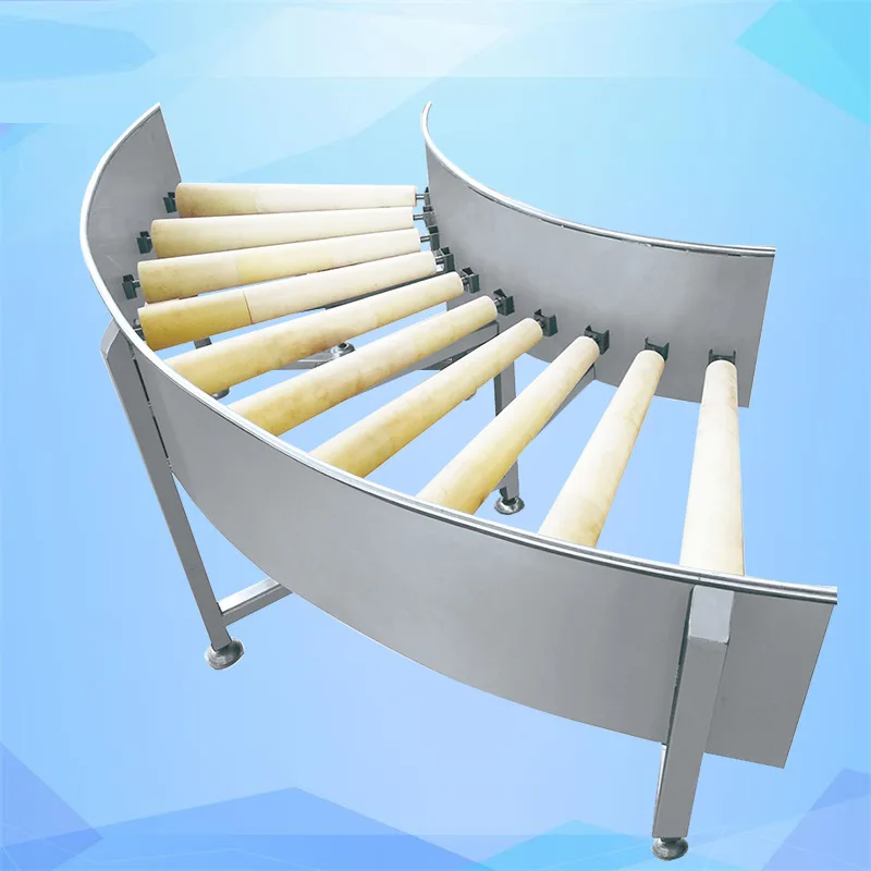 

90 degree 180 degree corner assembly line, food machinery conveying corner, slaughtering machinery