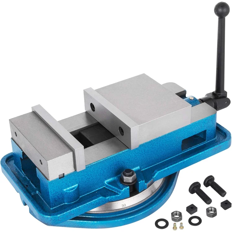 

6 Inch Heavy Duty Milling Vise Bench Clamp Vise High Precision Clamping Vise 6 Inch Jaw Width with 360 Degrees Swivelin