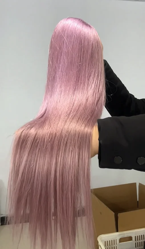 13x4 violet cendré HD dentelle avant perruques pour femmes brésilien vague de corps violet clair couleur dentelle frontale perruque cheveux humains perruque PerPlucked