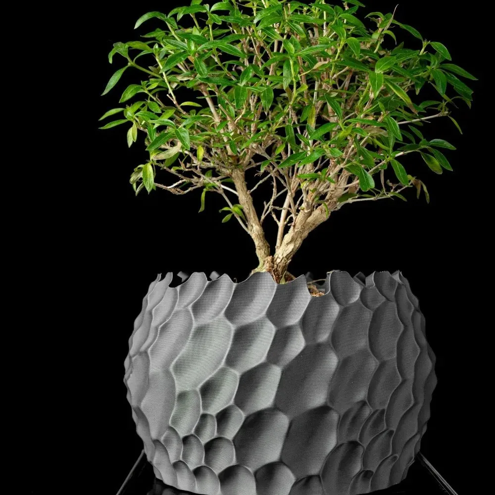 Textured Flower Pot Irregular Rough Edge Succulent Planter Home Decor Vase Indoor Plant Pot For Houseplants Desktop Ornament