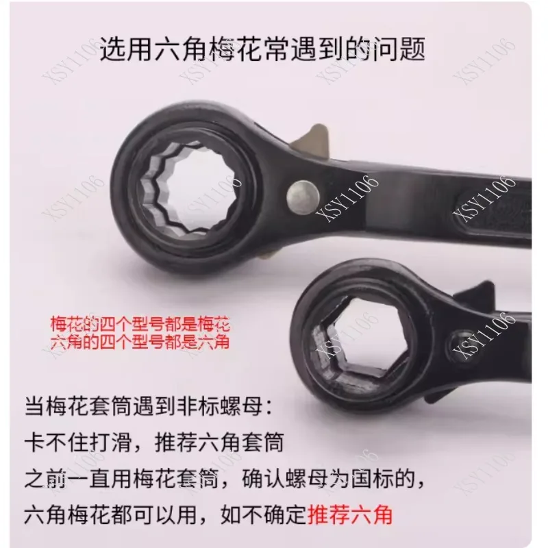 Offset Ratchet Wrench 14/17/19/22/24mm Double End Socket Spanner for Scaffolding