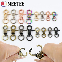 10/20/30Pcs 10/13mm Metal Buckles Bag Strap Keychain Small Swivel Lobster Clasp Handbag Trigger Snap Hook Carabiners Accessories