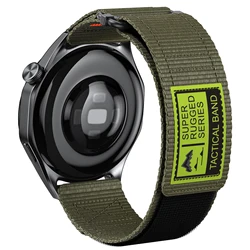 Nylonowy pasek 22 mm Easy Fit do GT 2 3 46 mm do Huawei Watch3 GT2 Pro GT2e Magic2 Uniwersalna bransoletka Samsung
