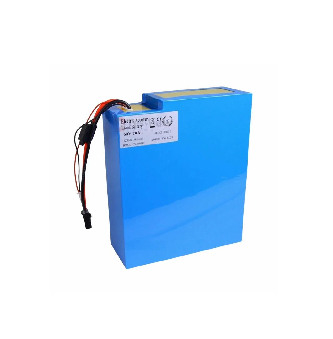 60V lithium iron phosphate battery 20-100Ah, suitable for multiple specifications, 2-5KW motor power supply+charger