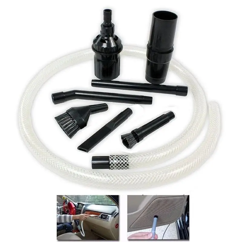 ABUD 54 Pcs Mini Vacuum Cleaner Attachment Set, Universal Micro Tool Kit for Car Home, Fits All 32mm Hose
