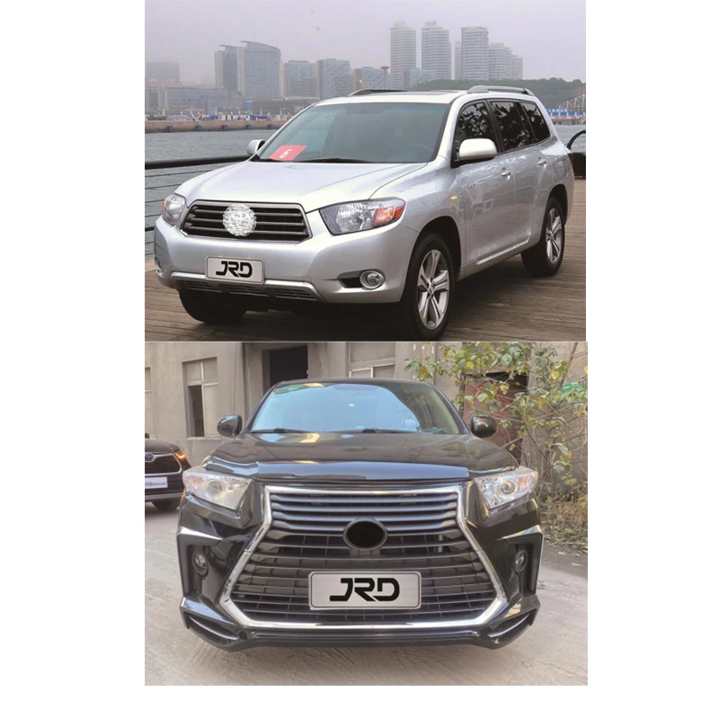 New Direct Factory upgrade modified bumper Body kits For Highlander to Lexus Style