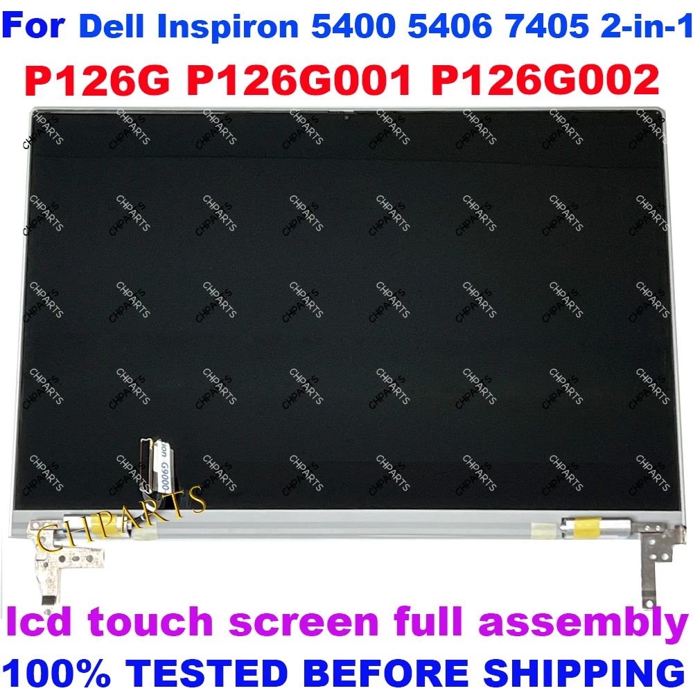 14 “para dell inspiron 5400 5406 7405 2-em-1 p126g p126g002 display lcd painel de substituição da tela de toque montagem completa