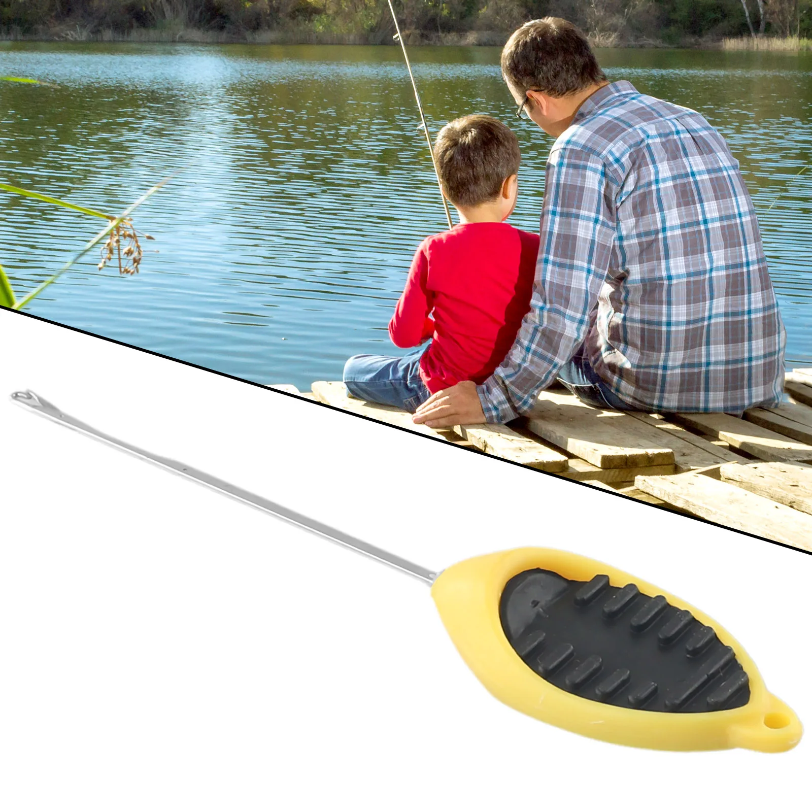 

Outdoor Carp Fishing Terminal Tackle Drilling Needle for Bait Hole Punching Metal and Plastic Material for Reliable Performance