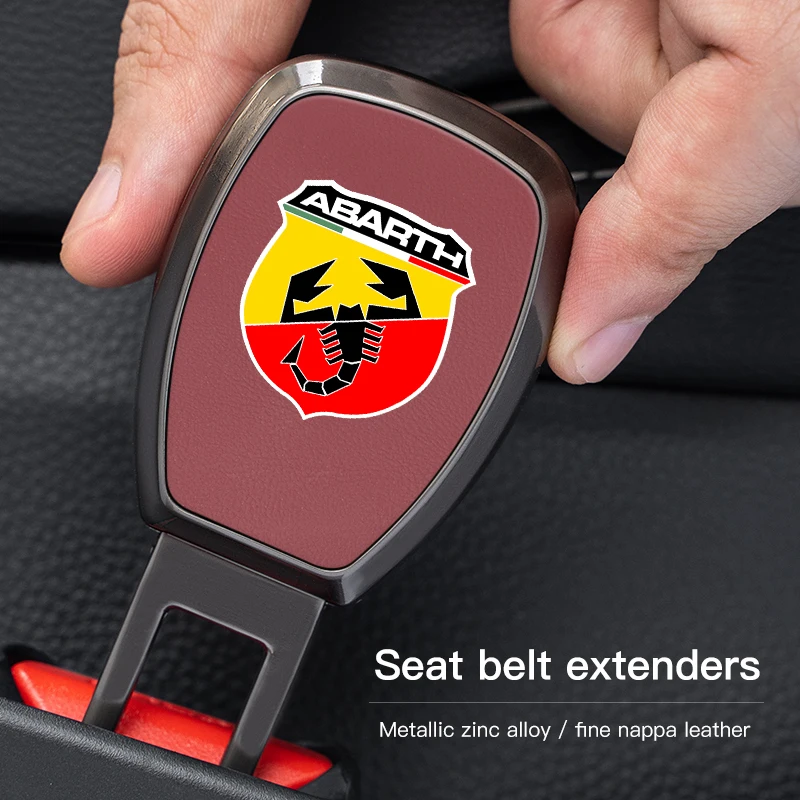 Auto Neue Sicherheitsgurt Clip Extender Sicherheit Sicherheitsgurt Schloss Schnalle Stecker Für Fiat Abarth 500e Panda Tipo FR Argo Freemont Viaggio Bravo