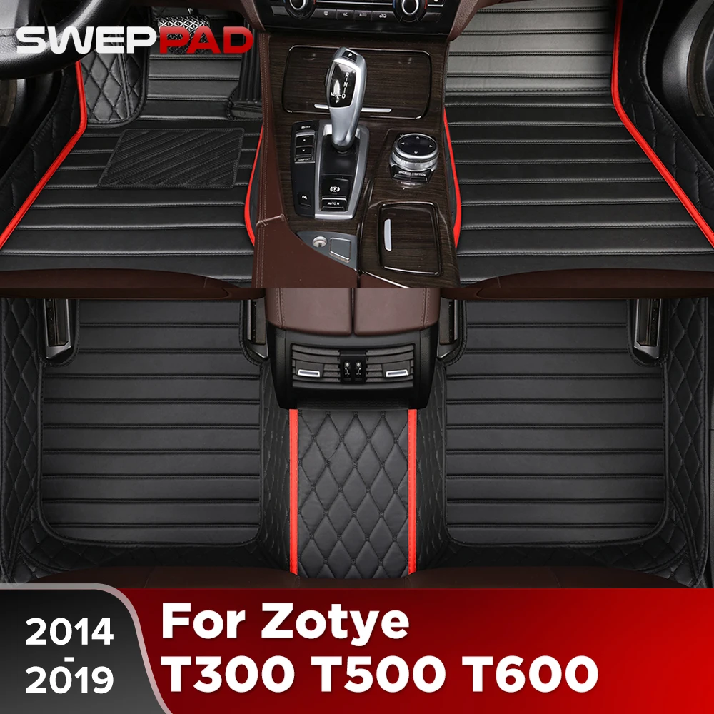

For Zotye T300 T500 T600 2014-2019 18 17 16 Car Floor Mats All Weather Carpet Cover Floor Liners Interior Protector Accessories