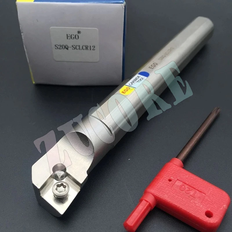 EGO Anti-vibration 95 Angle CNC Inter Bore S20Q-SCLCR12 D20mm L180mm Tool Holder For Insert CCMT120404 Lathe Dropshipping Center