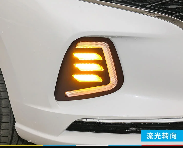 car bumper headlight for ChangAn Eado Plus daytime light 2020~2022y DRL car accessories LED headlamp for ChangAn Eado fog light