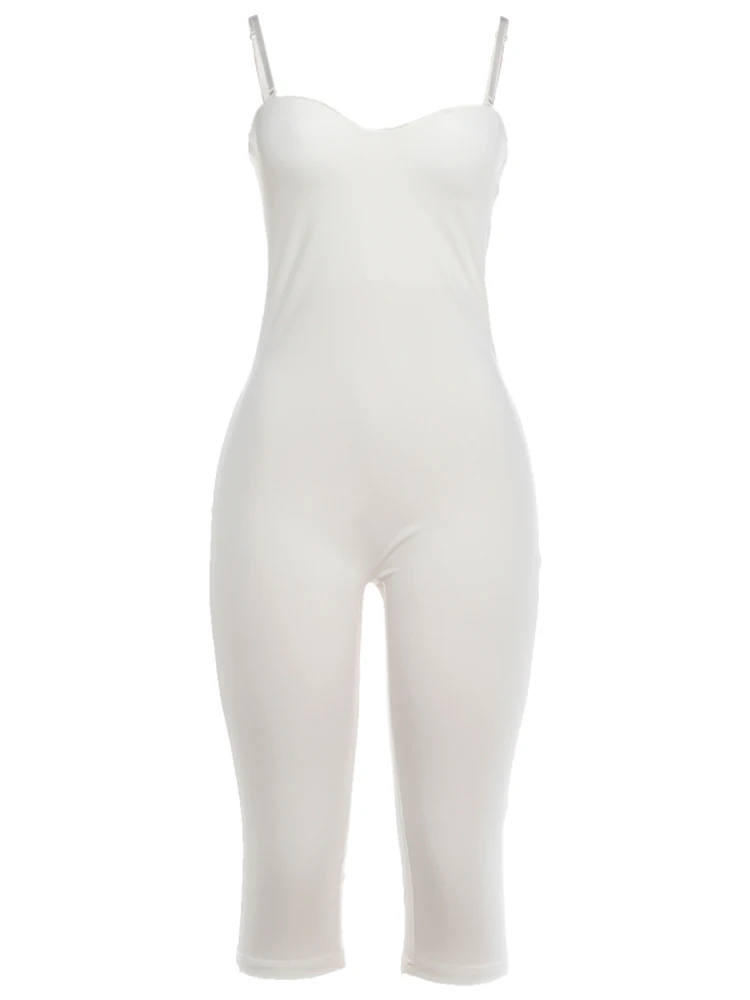 Weird Puss Sexy Skinny Wrap Hip Romper für Damen, tief ausgeschnittener, rückenfreier, ärmelloser Playsuit mit taillierter Form, Hot Girls High Street Fashion – Detail 2