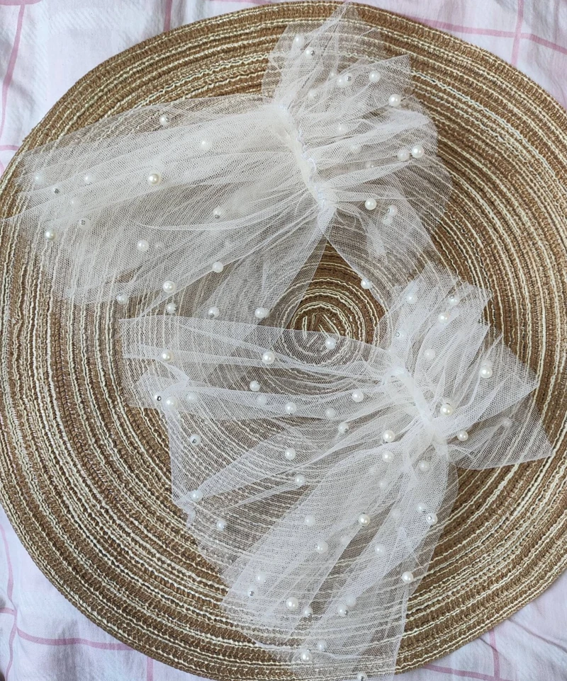 professional nail art accessory pearl mesh fake arm lace sleeve Manicure photo decoration flared false cuffs shooting background