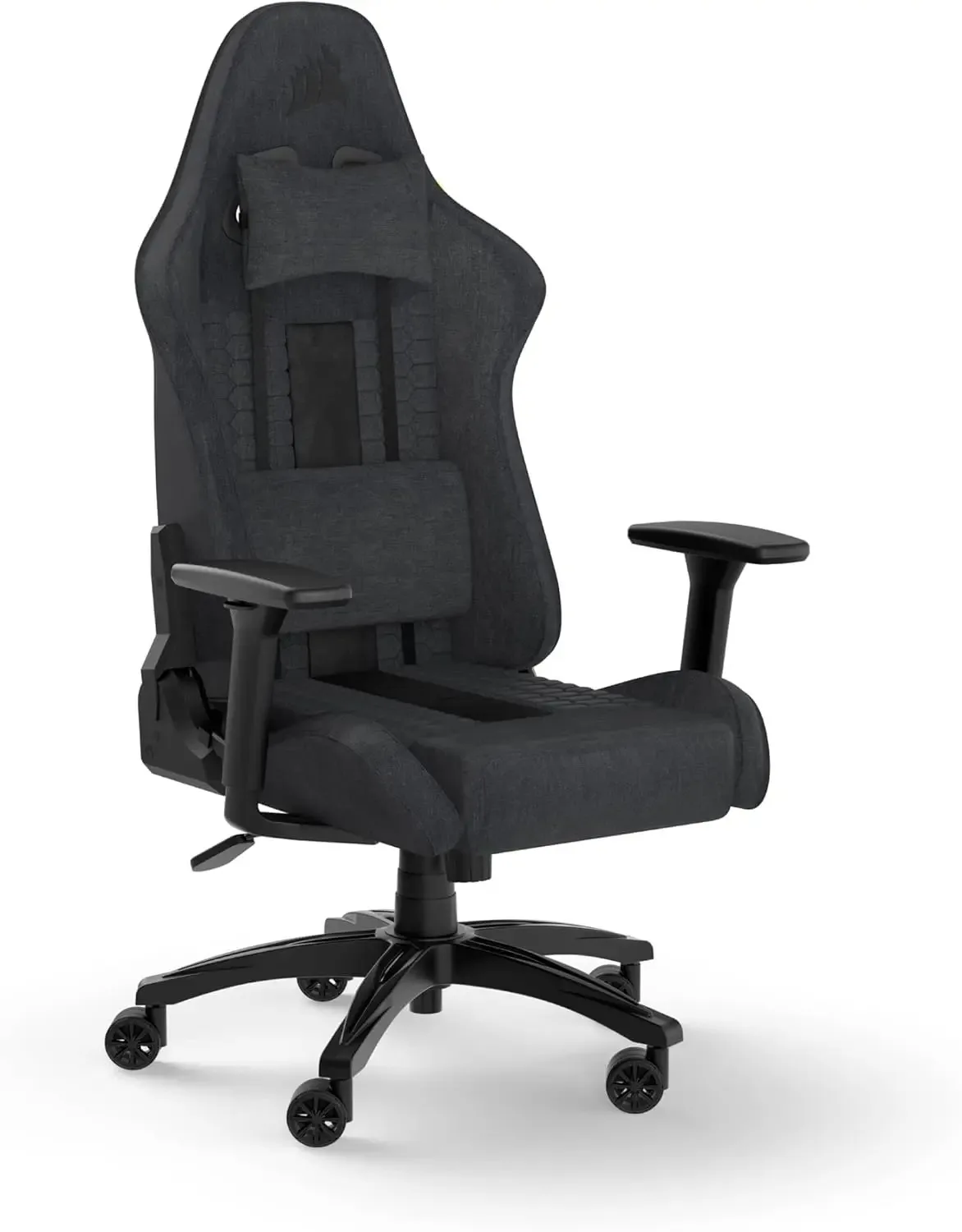 

BRAND NEW Corsair TC100 Relaxed Gaming Chair - Fabric - Racing-Inspired Design - Lumbar Pillow - Detachable Memory Foam Neck Pil