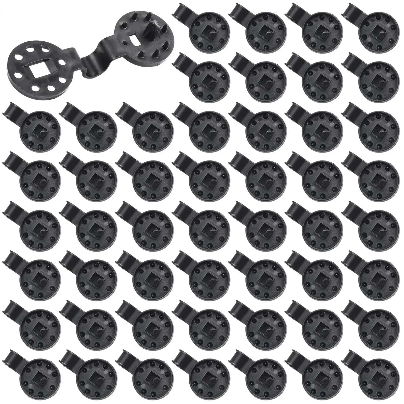 

50*Sunshade Net Clip Fix Clamp Garden Tools Greenhouse Shade Cloth Fix Clips Sunblock Plastic Grommet Fence Netting Hook