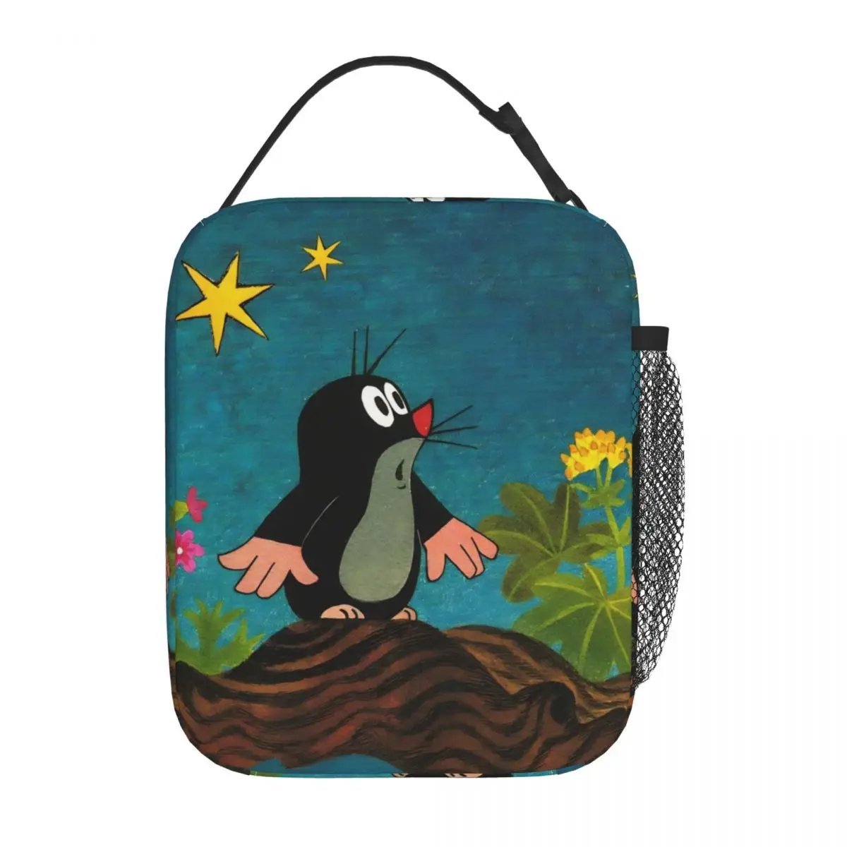 The Little Mole Insulated Lunch Bag Cooler Bag  Meal Container Cartoon Leakproof Tote Lunch Box Food Bag College Travel