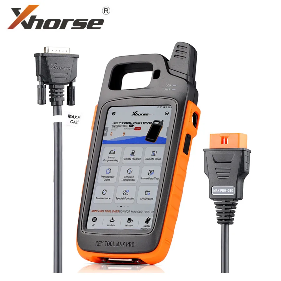 Xhorse VVDI Key Tool Max PRO Contains Key Tool Max and Mini OBD Tool Functions Adds CAN FD, Voltage and Leakage Current