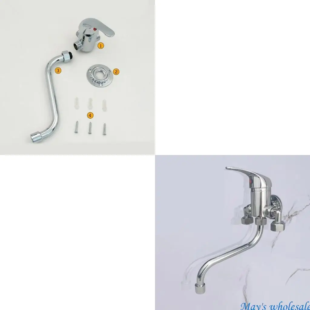 

Настенный кухонный смеситель Смесители горячей и холодной воды для различных кухонных сценариев 448A