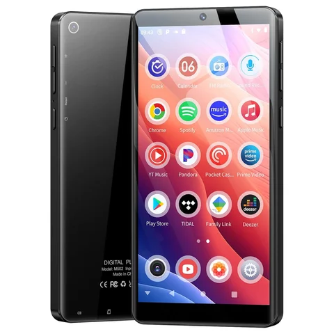 Android 13.0 Oilsky 128GB MP3 Player with Bluetooth and WiFi, 5.5" HD Touchscreen, 13MP Camera, Preloaded Spotify,Up to 1TB