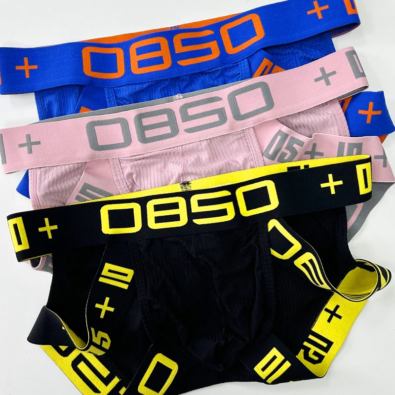 

2 шт. разноцветных сексуальных мужских стрингов из хлопка с низкой посадкой, с эластичным мешочком для поддержки, дышащие, мужское нижнее белье